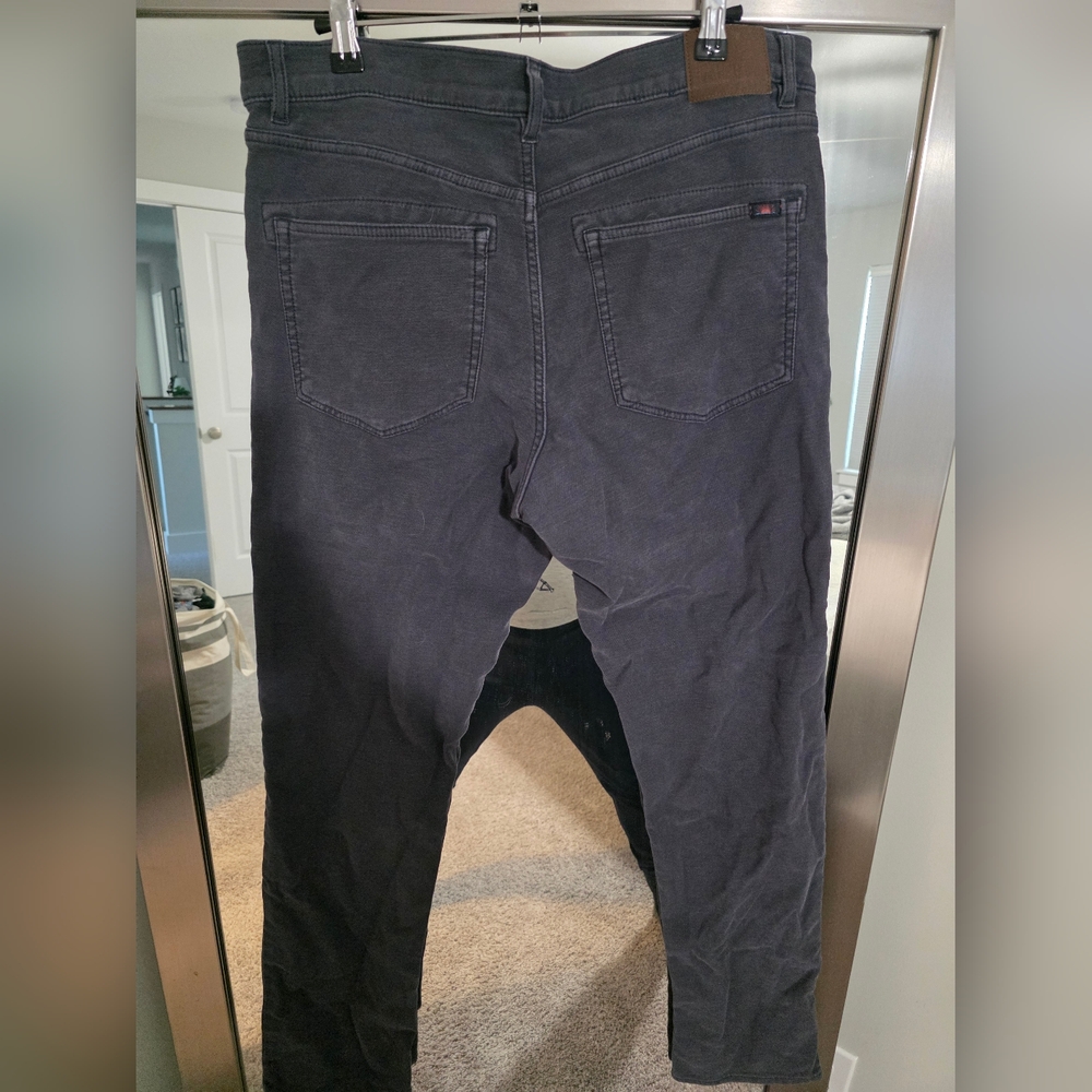 Faherty Charcoal Denim Pants - Picture 3 of 3